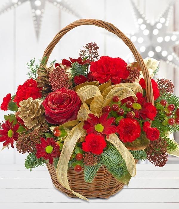 Luxury Festive Basket (Red)