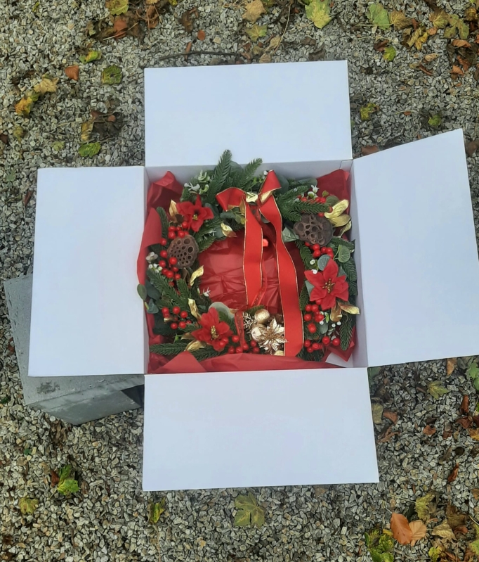 Boxed Christmas Wreath