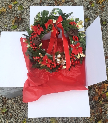 Boxed Christmas Wreath