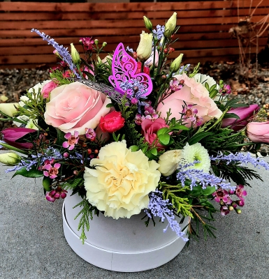 Pretty Pastels Hat Box